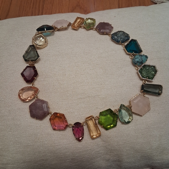 Stella & Dot Candy Gems Multicolor Gemstone Necklace and Bracelet Set - Picture 3 of 15